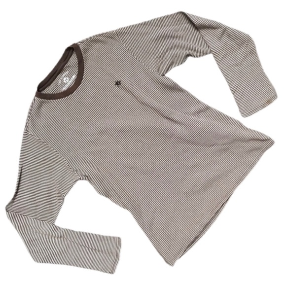 LEVI STRAUSS Brown Long Sleeve Round Neck Shirt - Picture 1 of 5